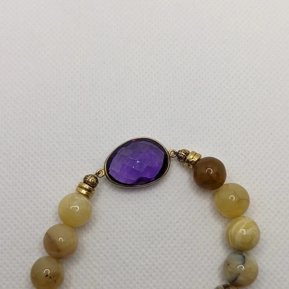 Natural agate  bracelet - Picture 3 of 3
